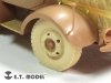 E.T. Model ER35-039 WWII German Heavy Halftrack L-4500 R MAULTIER Weighted Road Wheels For ZVEZDA 3603 1/35